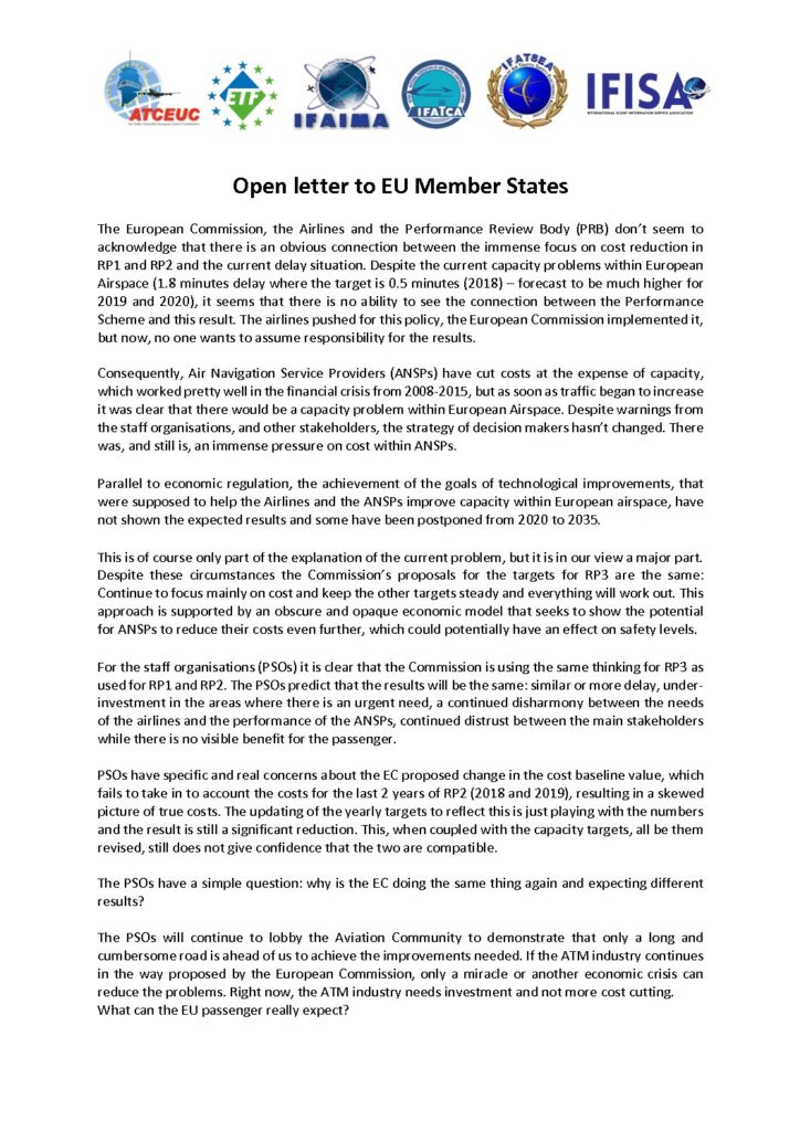 Open Letter to European Commission
